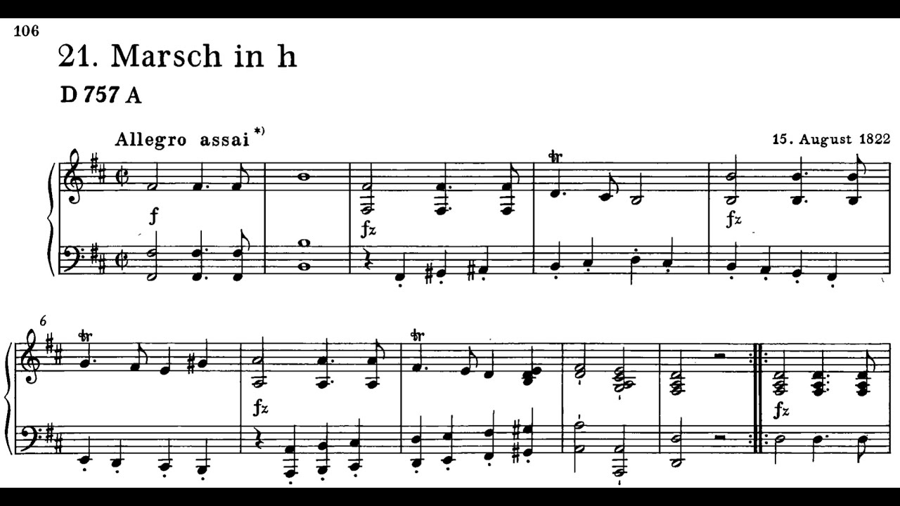 Schubert - March in B minor, D.757a (Waleczek)