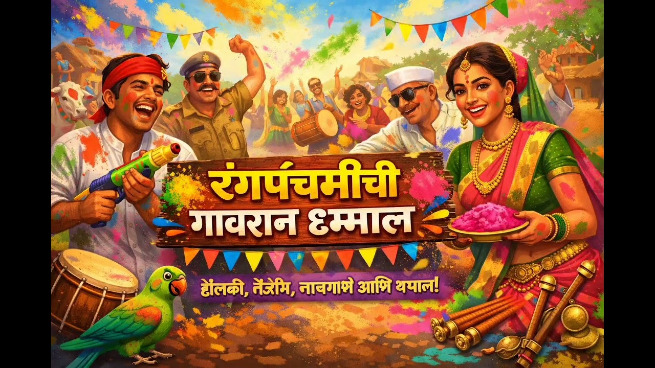Rangpanchmi Gawran Dhammal - Latest Marathi Traditional Rang Panchmi Song - Dance Mix #SMR