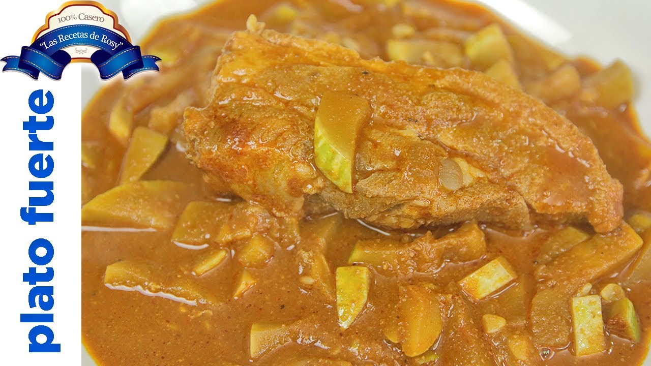 Chilacayote en pipián con costillas de cerdo 💜💜💜 Las Recetas de Rosy