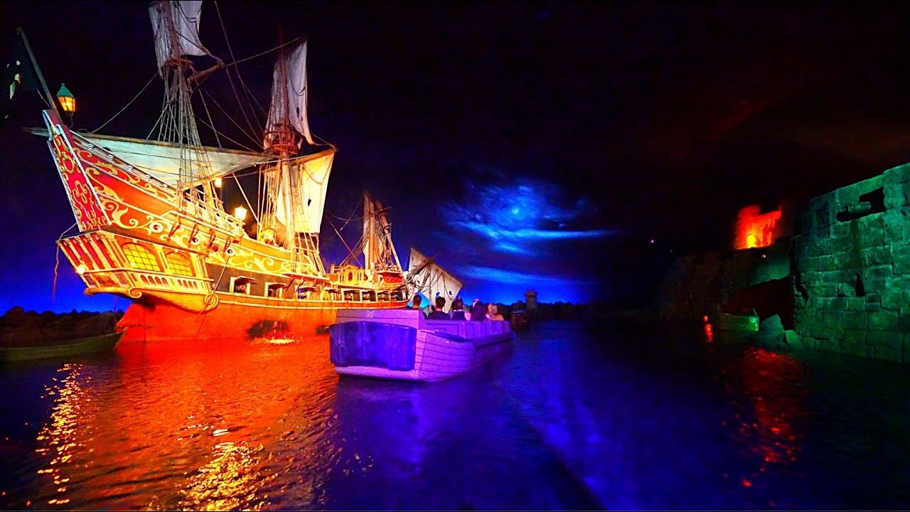 🦜 (NEW) Pirates of the Caribbean in Stunning 4K Low Light – Disneyland August 2025 Ride POV