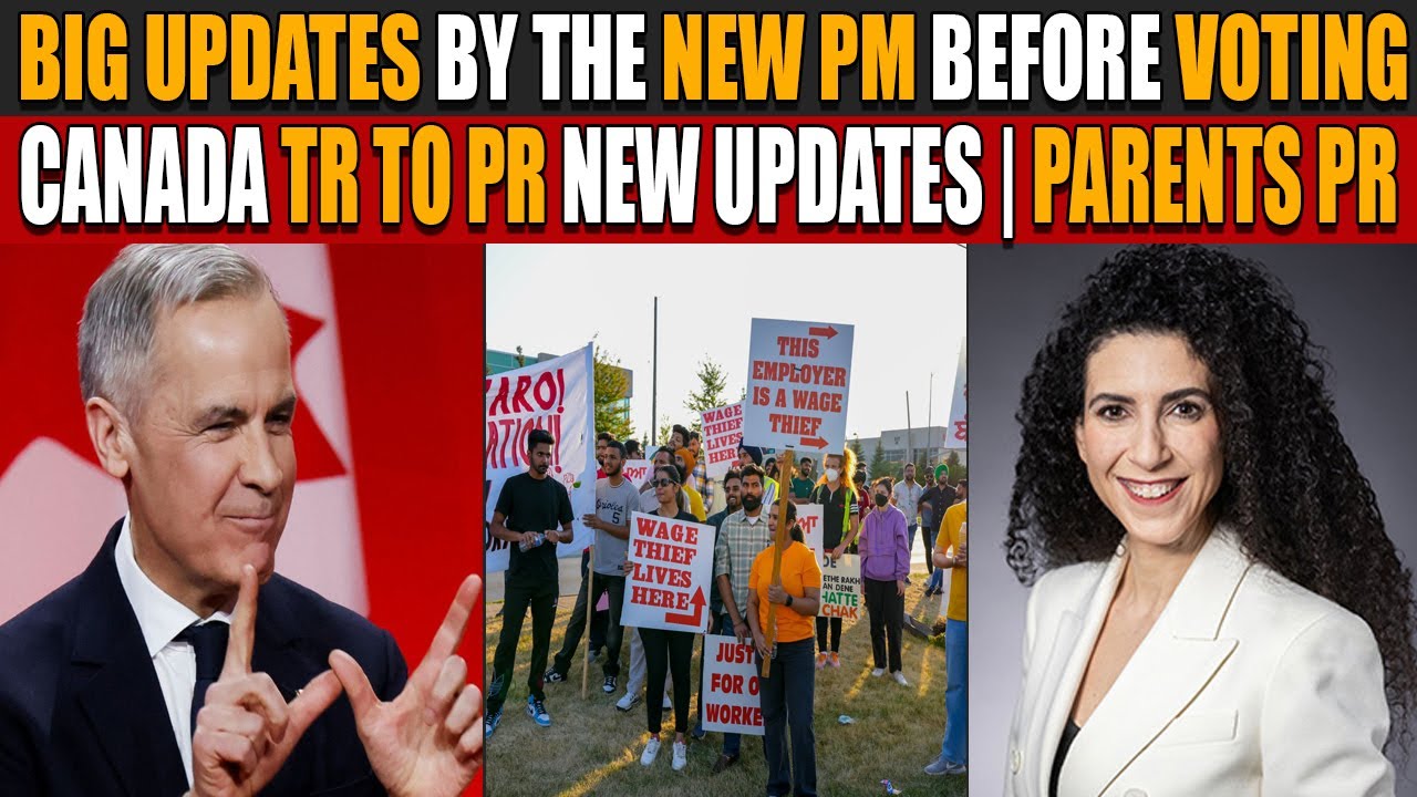 Big Announcements by the New PM before voting | Canada TR To PR New Updates | Parents PR