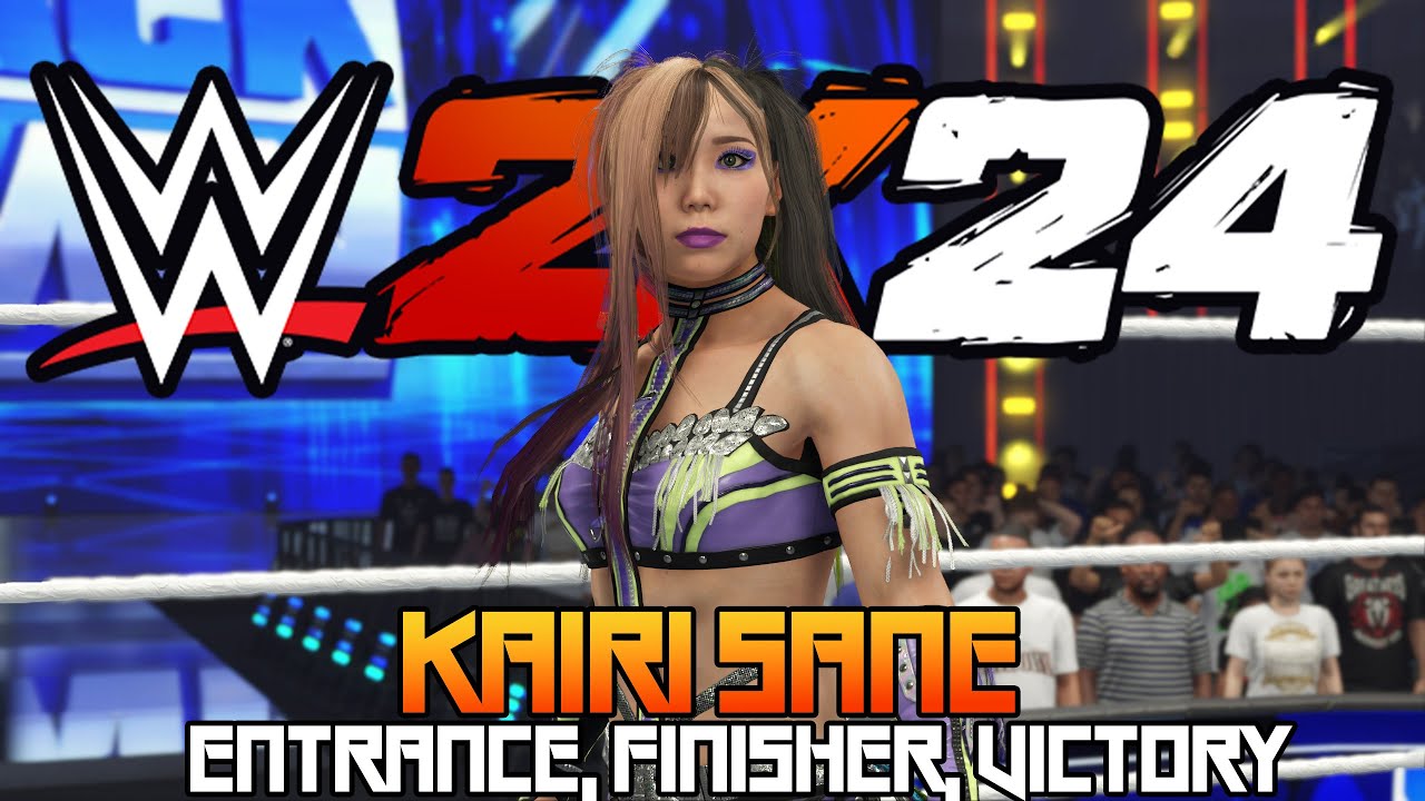 WWE 2K24 - Kairi Sane Entrance, Finisher, & Victory (Global Superstars DLC) 1440p 60FPS