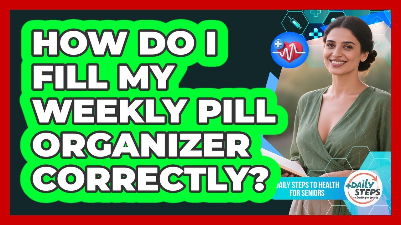 How Do I Fill My Weekly Pill Organizer Correctly?