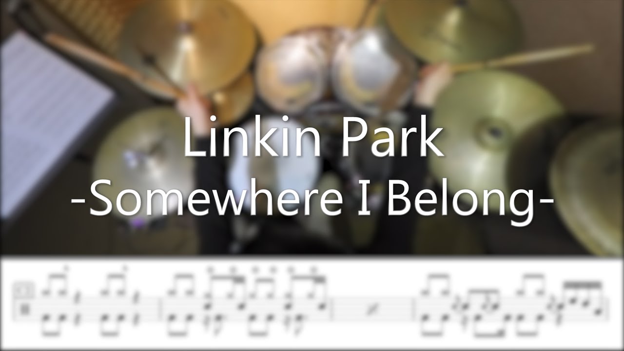 Linkin Park - Somewhere I Belong - DrummerFrank Drum Cover - With Drum Score