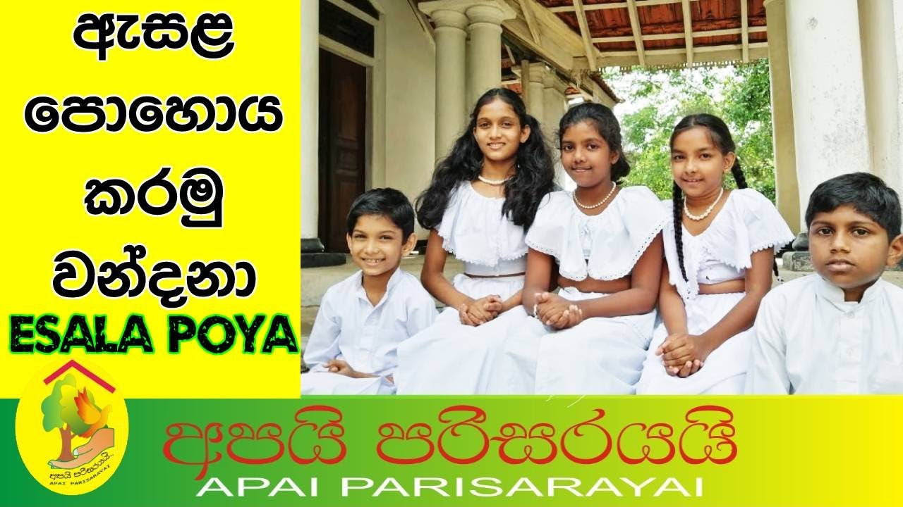 ඇසළ පොහොය කරමු වන්දනා | Esala Pohoya |#poya | #Esala |#ඇසළපෝය | @apaiparisarayai #ApaiParisarayai