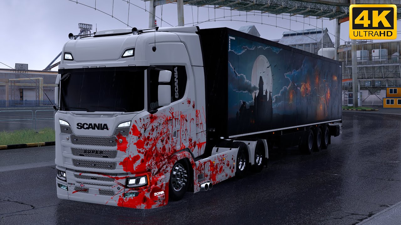 🎃 Nightmare on the Highway! 👀 Scania NextGen Delivers a Haunted Cargo | Halloween Event 2025