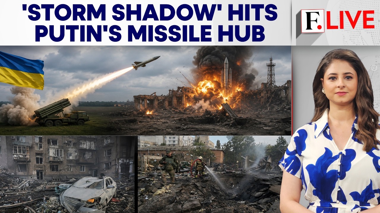 Украина нанесла удар по российскому ракетному объекту ракетой Storm Shadow: отчет | Firstpost Live