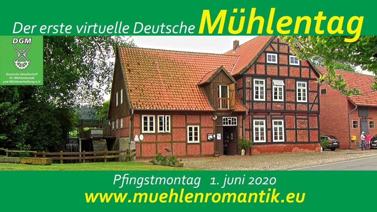 Erster virtueller Deutscher Mühlentag