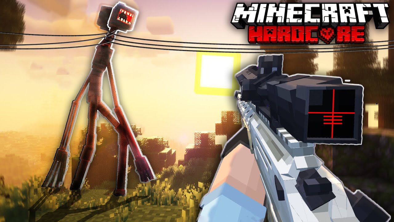 Hunting down The NEW Siren Head in Horror Minecraft #10