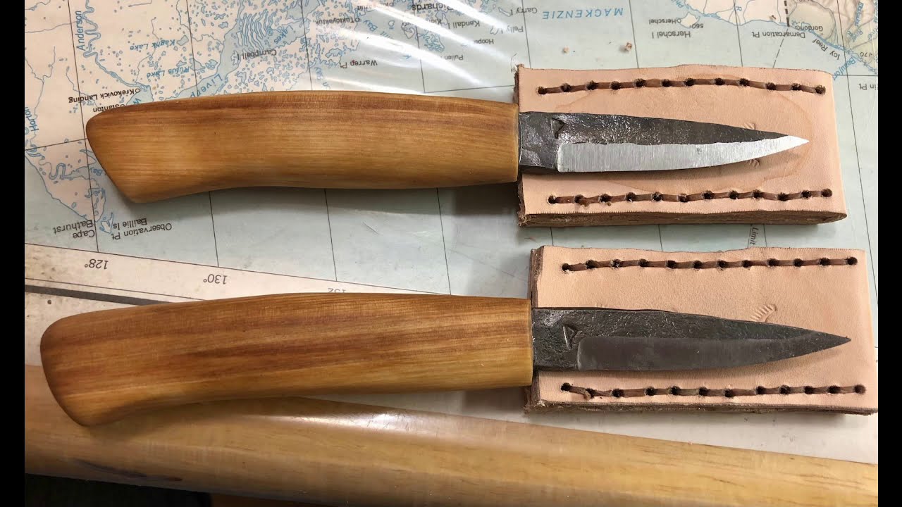 Forging a couple of sloyd knives