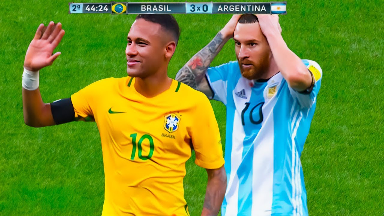 O DIA QUE NEYMAR DESTRUIU A ARGENTINA DE MESSI