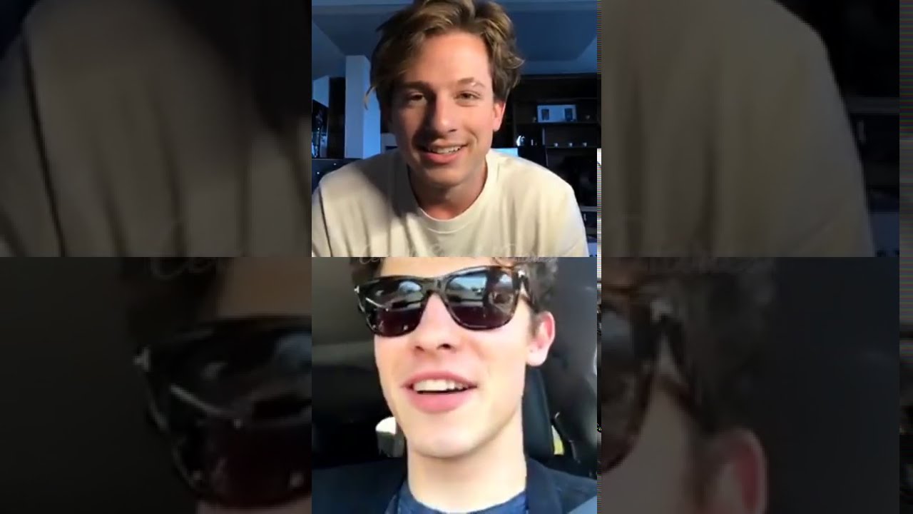 Shawn Mendes on Charlie Puths' Instagram live stream (March 23, 2018)