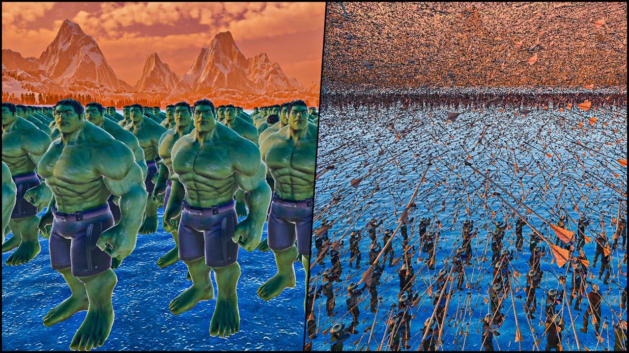 Can 240.000 Super Archers Stop 3500 Hulk Army - Ultimate Epic Battle Simulator 2