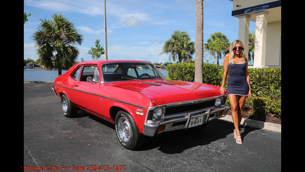 1971 Chevrolet Nova V8 Auto $27500 www.musclecarsforsale.com 239-405-1970 Tom