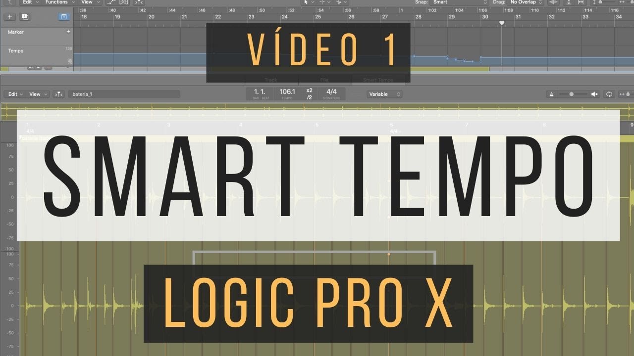 Mapear o metrônomo com Smart Tempo (vídeo 1) | Logic Pro X # 82