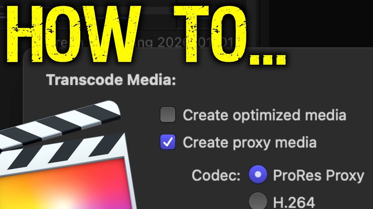 How To Use Proxies in Final Cut Pro X - 2 MIN. TUTORIAL