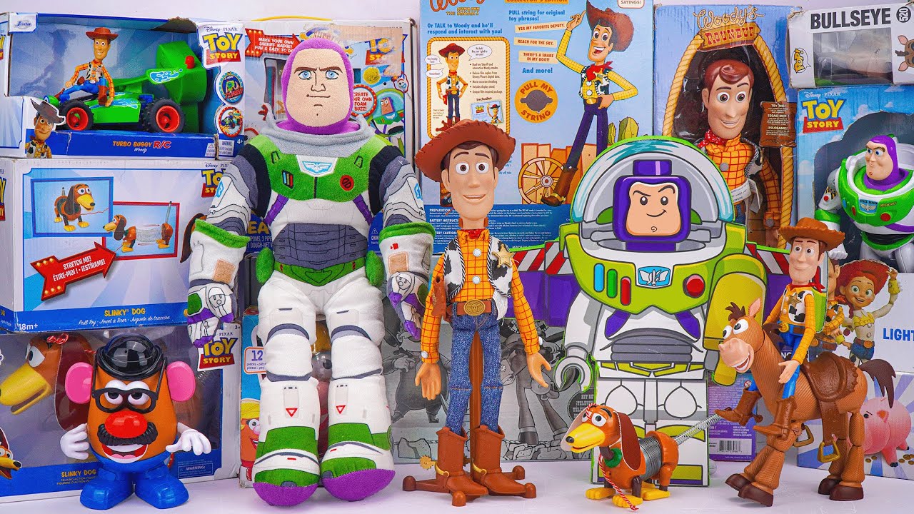 Disney Pixar Toy Story Collection Unboxing | Disney Pixar Toy Story Buzz Lightyear, Woody, jessi