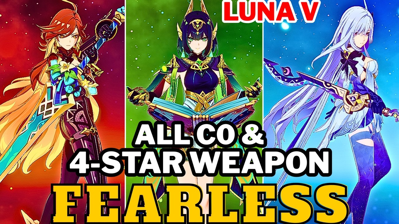 【Stygian Onslaught 6.4/Luna V】 C0 Mavuika x C0 Nefer x C0 Skirk | Fearless Difficulty 5