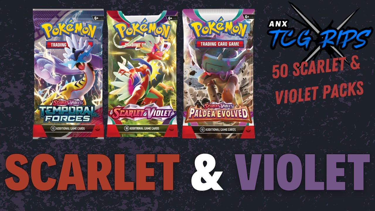 Opening 50 Scarlet & Violet Series Packs