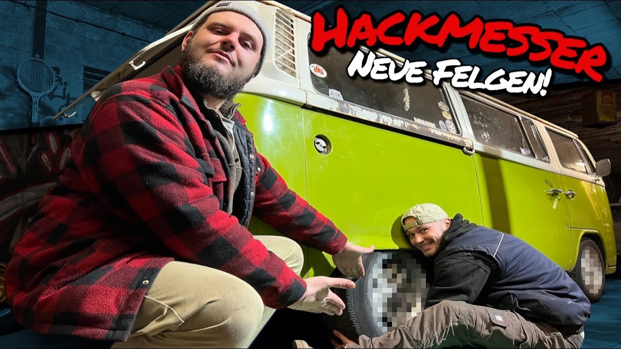 HACKMESSER | @Porsche Felgen für meinen T2 Bus | HARDMOOD