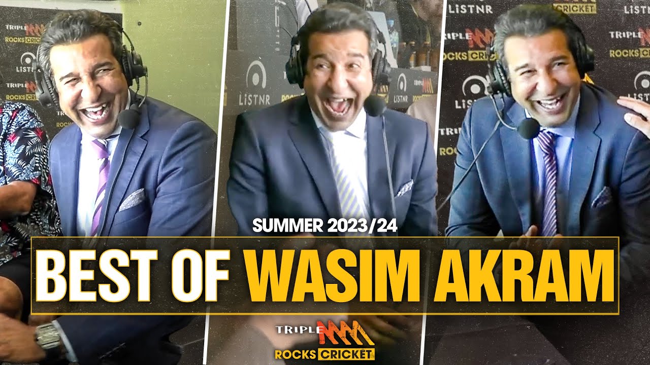 Best Of Wasim Akram 2023/24 | Triple M Cricket