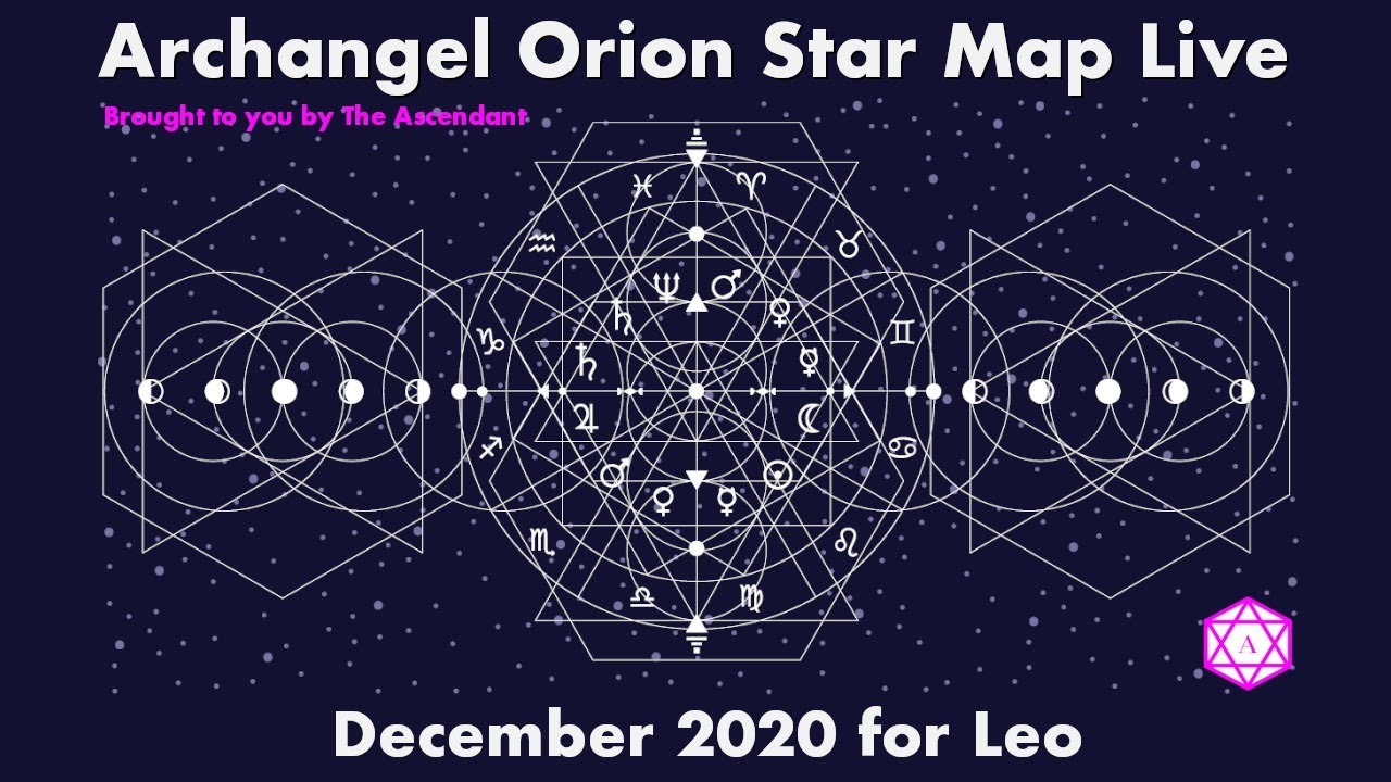 Archangel Orion Star Map for Leo | December 2020
