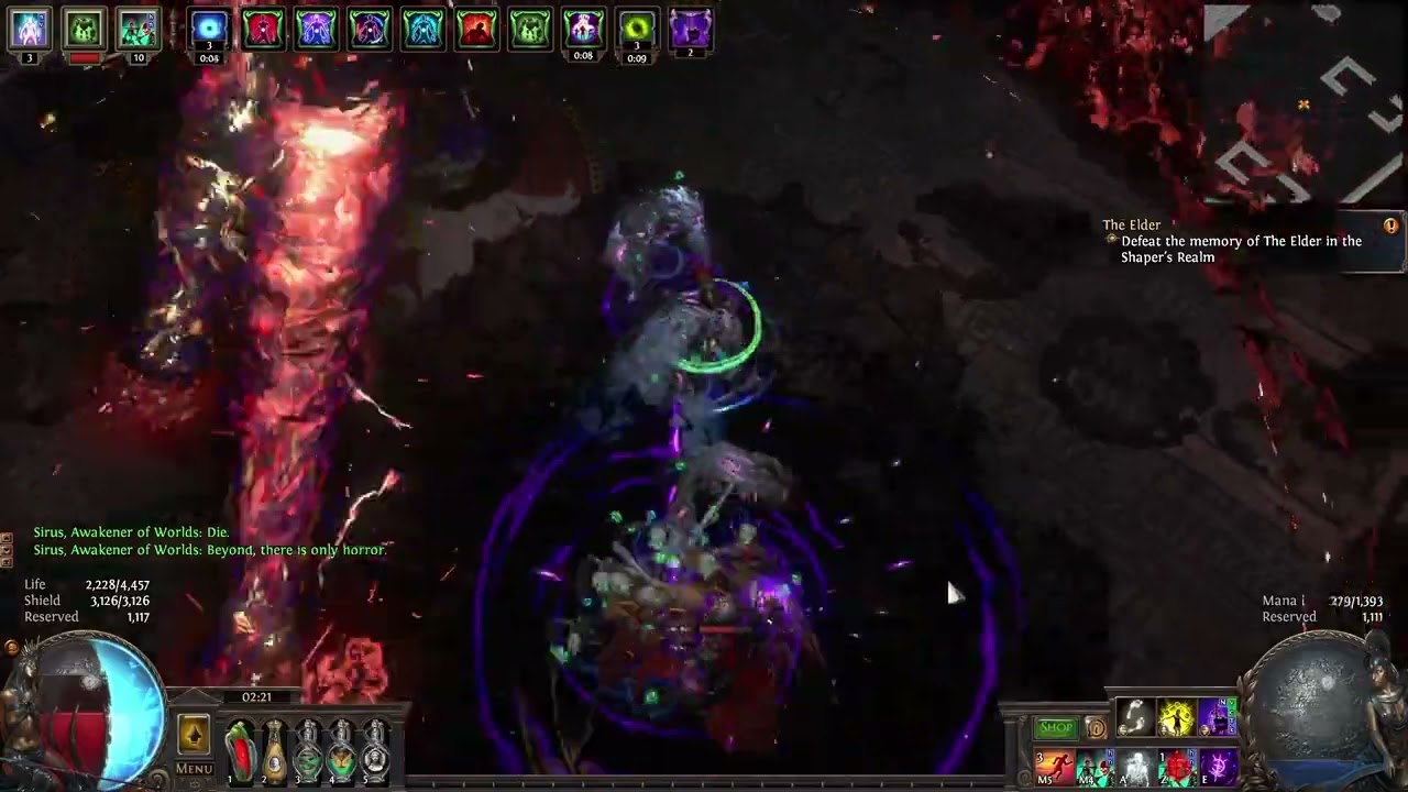 Path Of Exile - Sirus Full Fight (Deathless No Commentary)