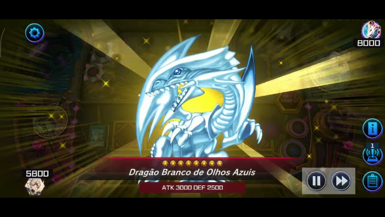 Yu gi oh! Master Duel artmage Vs Dragão Branco 2