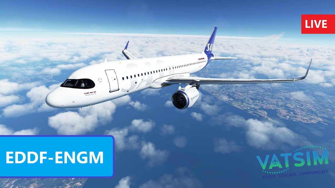 MSFS Livestream | FBW A320 | Frankfurt to Oslo | Vatsim