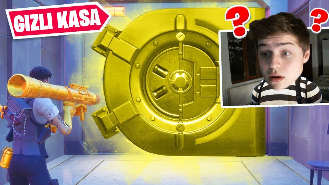 *GİZLİ KASA * dan Çıkan Eşyalarla Win Alma Challenge !! (Türkçe Fortnite)