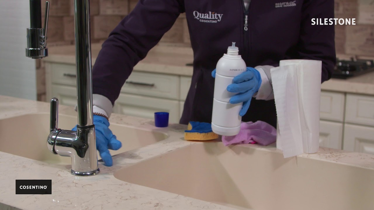 Limpieza y mantenimiento de manchas incrustadas en Silestone - ES