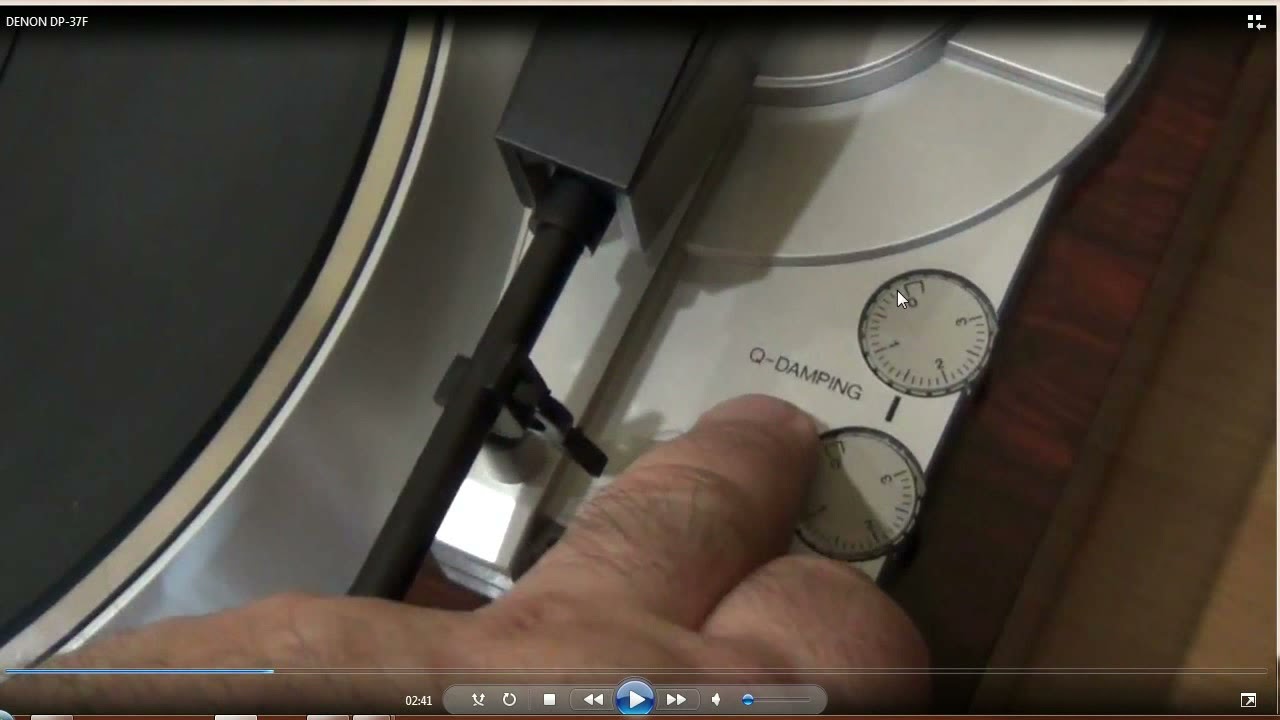 Настройка тонарма Дополнение к видео о вертушке DENON DP 37F