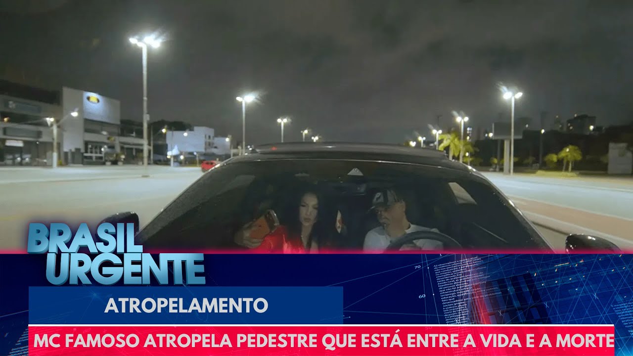 Cantor de funk é preso após atropelar pedestre | Brasil Urgente