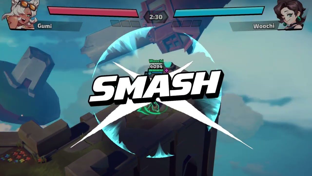 Smash Legends woochi and gumi duel