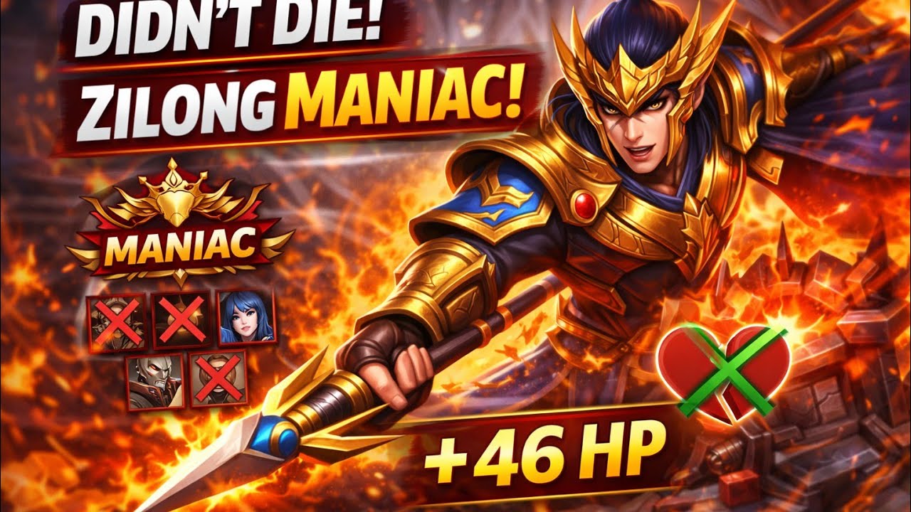 playing zilong Not dead + maniac @LandOfDawnID #gaming 