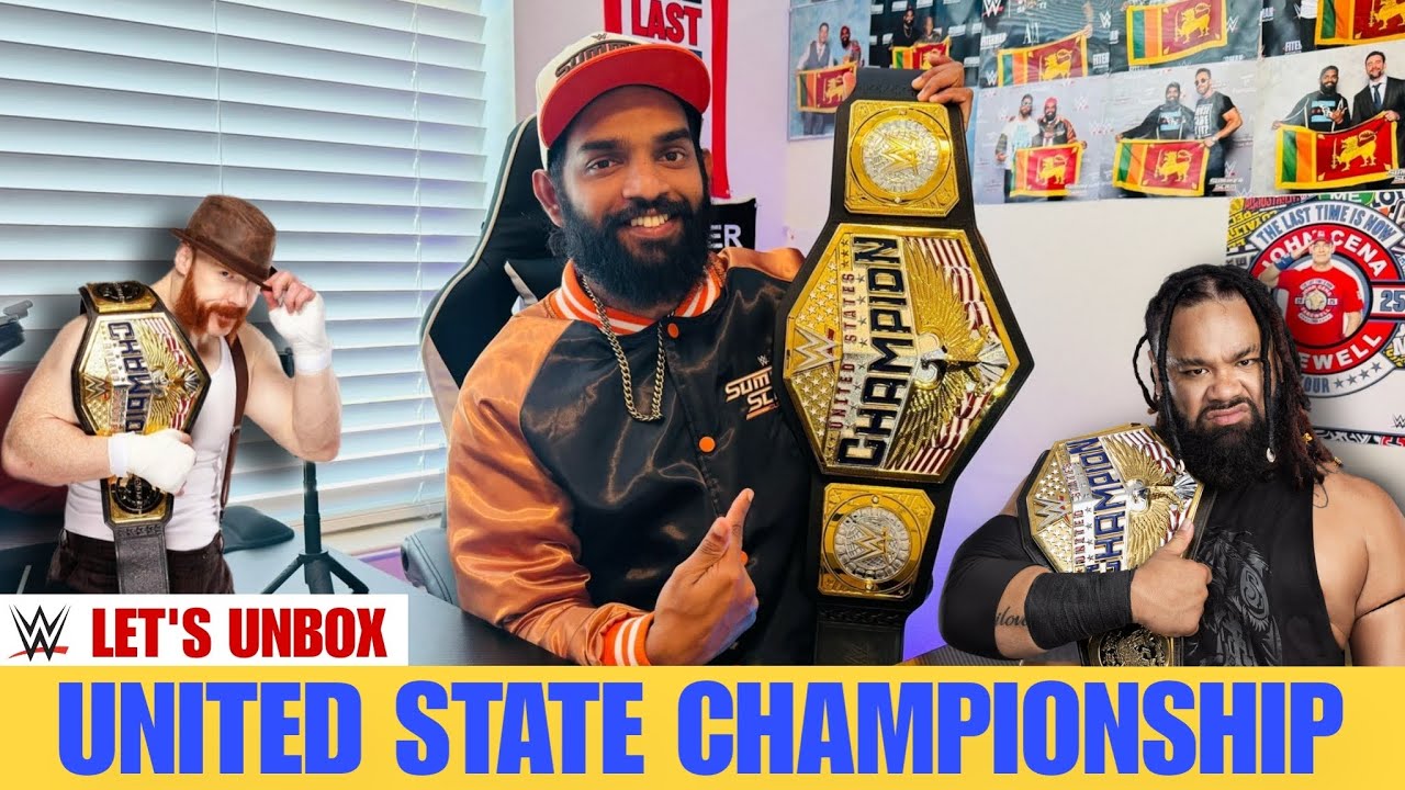 Is the WWE U.S. Title Worth $500? 😱 Full Unboxing & Review (Sinhala) | Prave's Vlogs