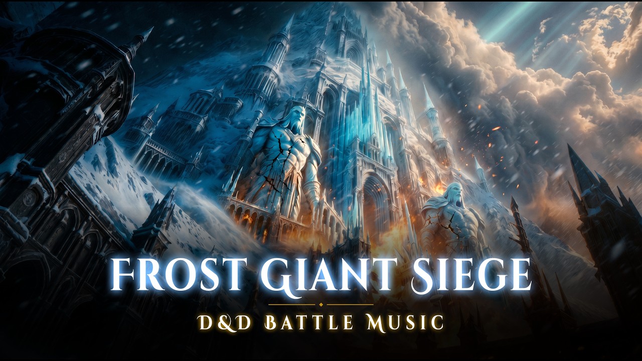 D&D Frost Giant Battle Music (1 Hour) | Frost Giant Siege | Epic Fantasy Combat