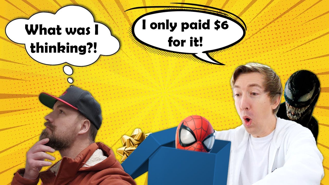 Hunting that PERFECT Superhero Gift for the Comic Book Fan in Your Life!  Spiderman vs Venom?!