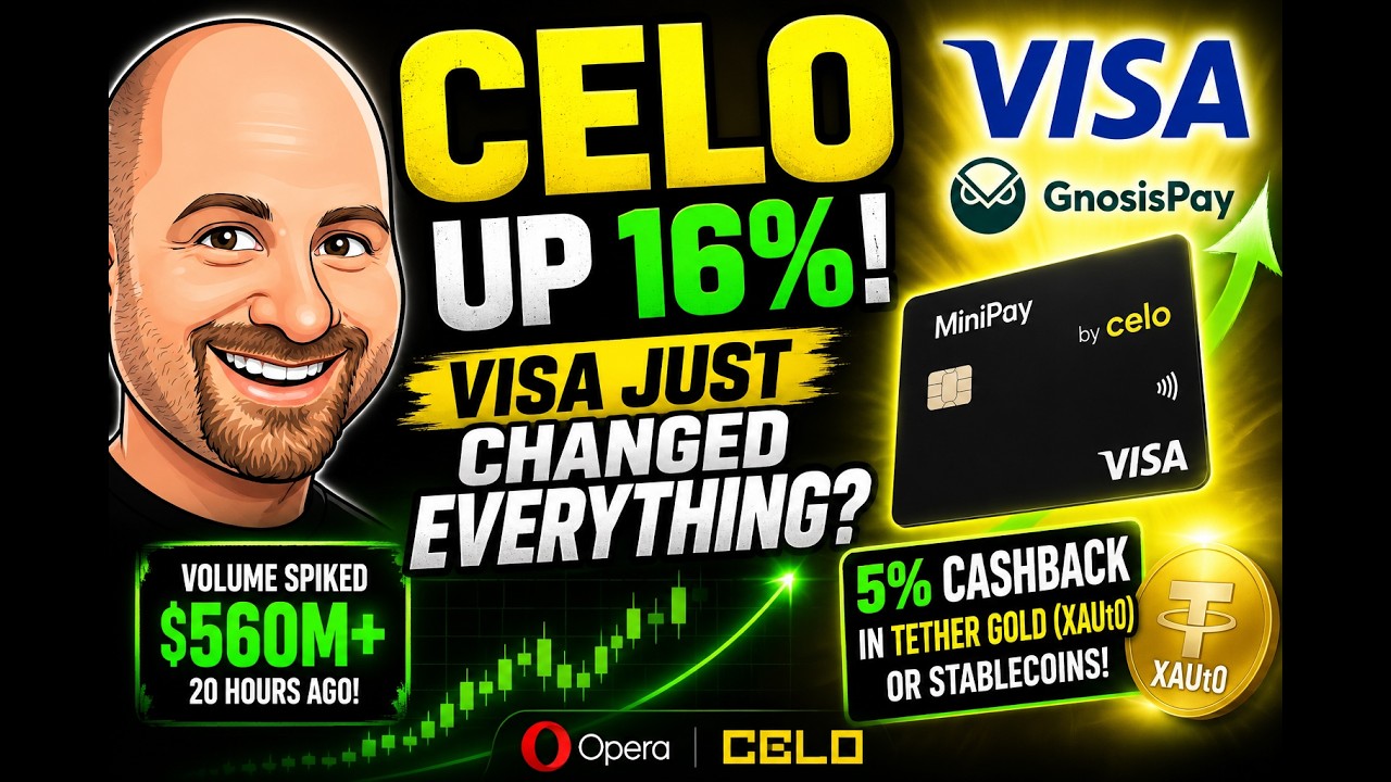🚀 Why Is $CELO Up 16% Today? Visa Just Changed Everything?