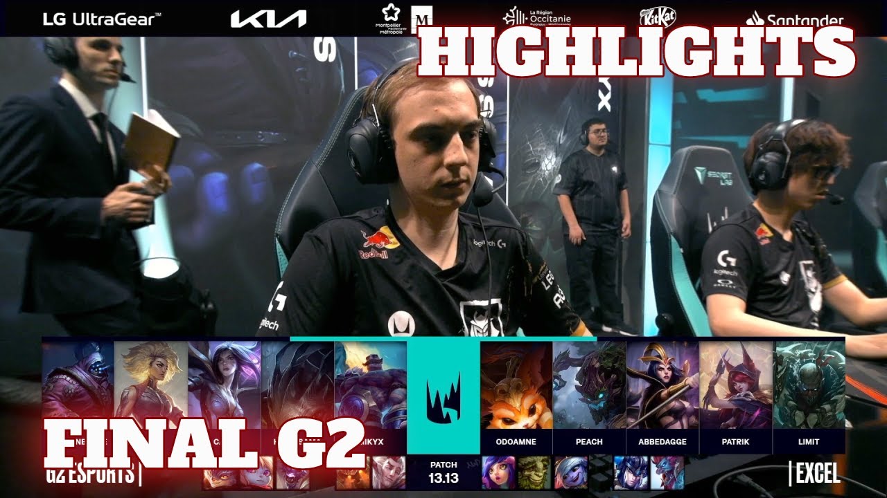 G2 vs XL - Game 2 Highlights | Grand Finals LEC Summer 2023 Playoffs | G2 Esports vs Excel G-2
