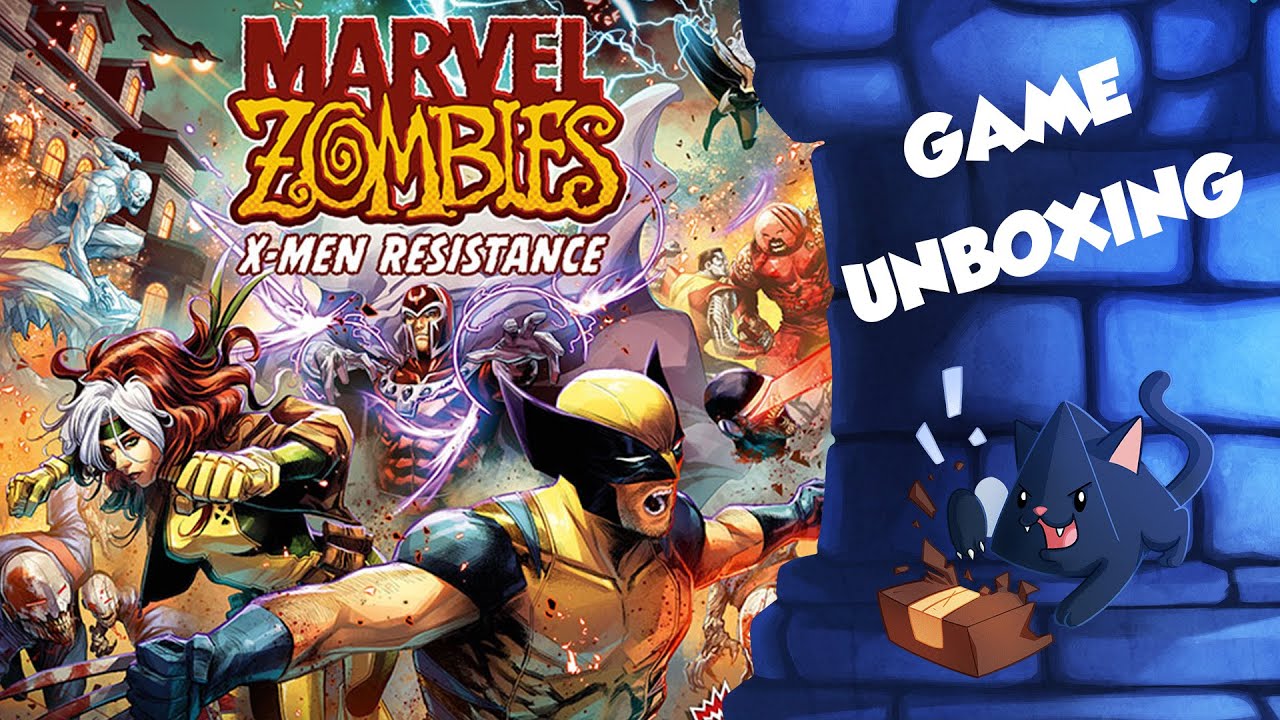 Unboxing  - Marvel Zombies X men Resistance