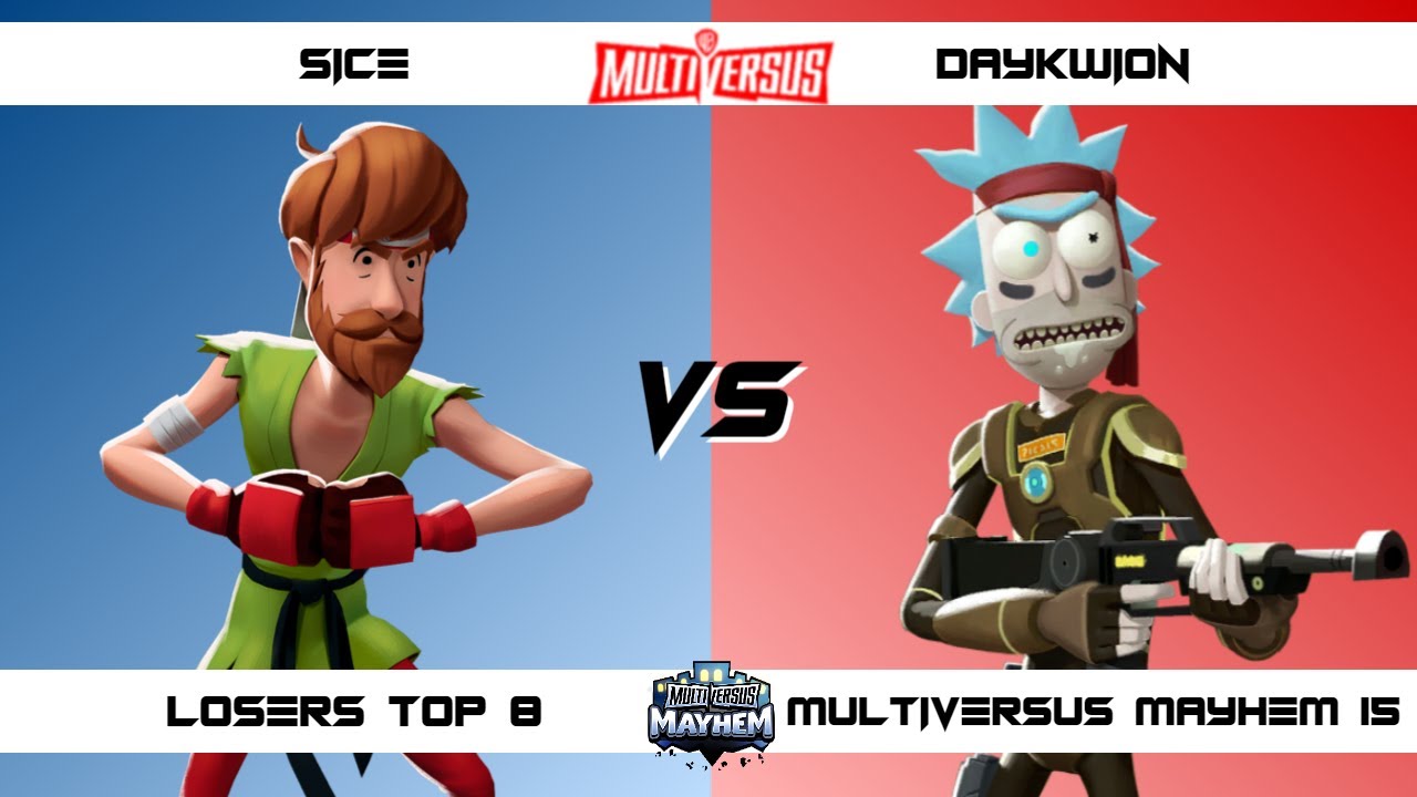MultiVersus Mayhem 15 Losers Top 8 Sice (Shaggy) vs Daykwion (Rick) MultiVersus Tournament