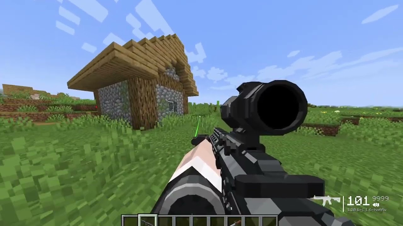 HAYATIMDA GÖRDÜĞÜM EN İYİ MINECRAFT SİLAH MODU - Timeless And Classic Gunz Mod
