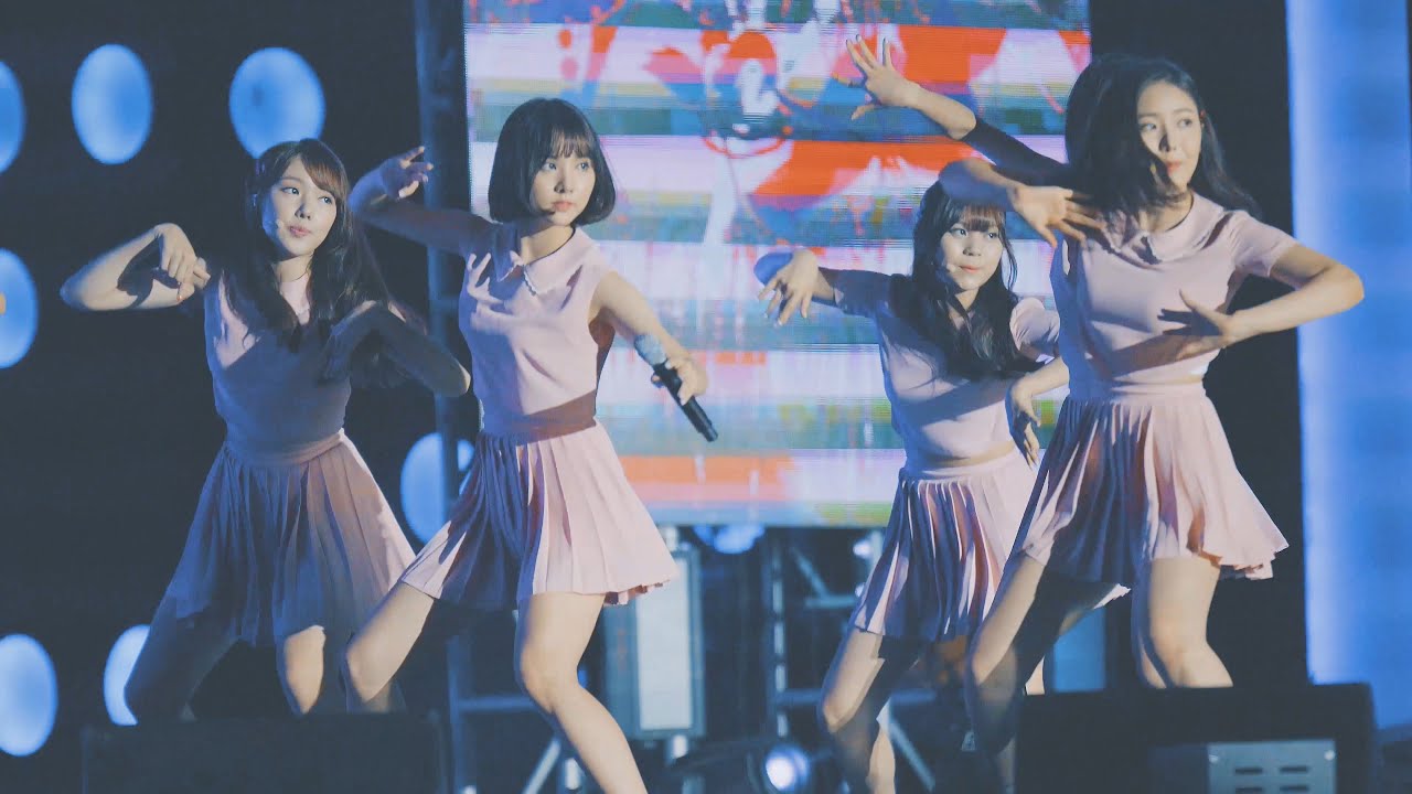 [4k Fancam/직캠] 160725 여자친구(GFRIEND) - 너 그리고 나 (NAVILLERA) @USF 울산 썸머 페스티벌