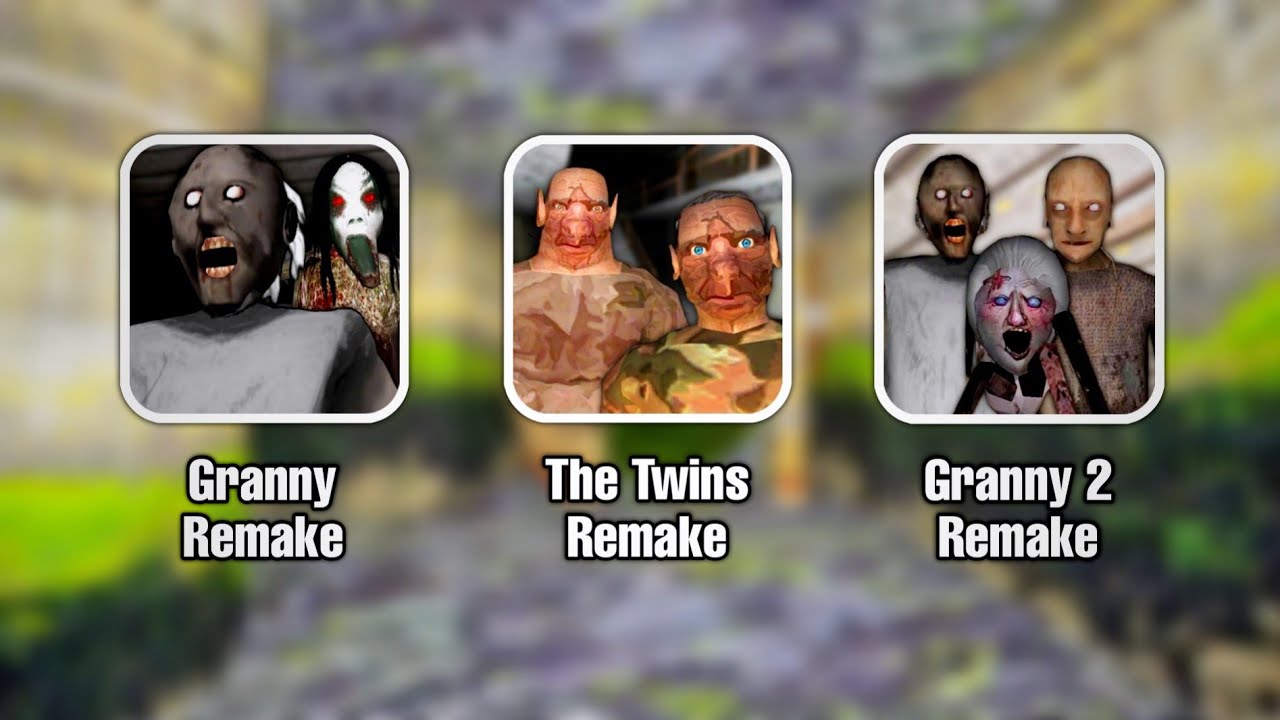 All Latest Sewer Escape With Spider Mom - Granny & Granny 2 Remake Vs The Twins Remake Full Gameplay
