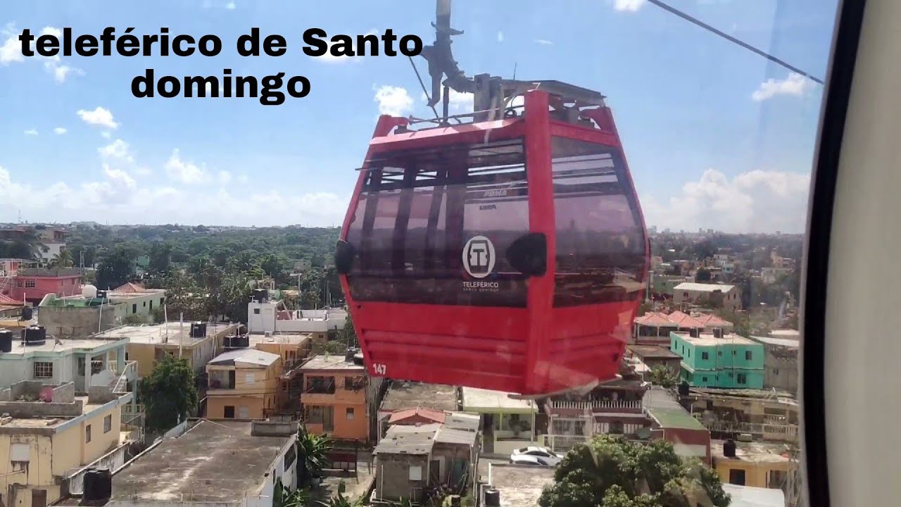 ASI ES EL TELEFERICO,de Santo domingo,Republica Dominicana