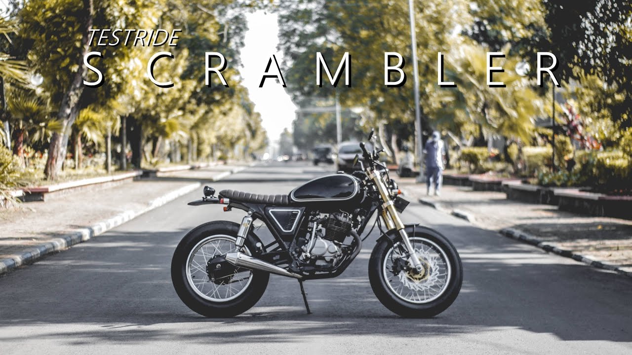 TEST RIDE MOTOR SCRAMBLER CUSTOM - Motovlog Indonesia #21