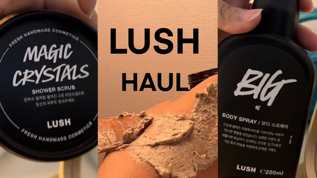 VLOG |  그냥 이것저것 러쉬하울, LUSH HAUL