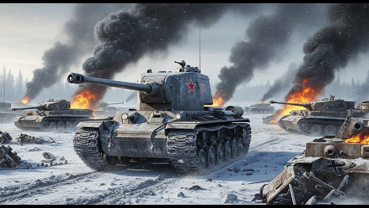 KV-1 Monstrul de oțel care a îngropat Germania nazistă în frigul extrem al Estului (-40°C)