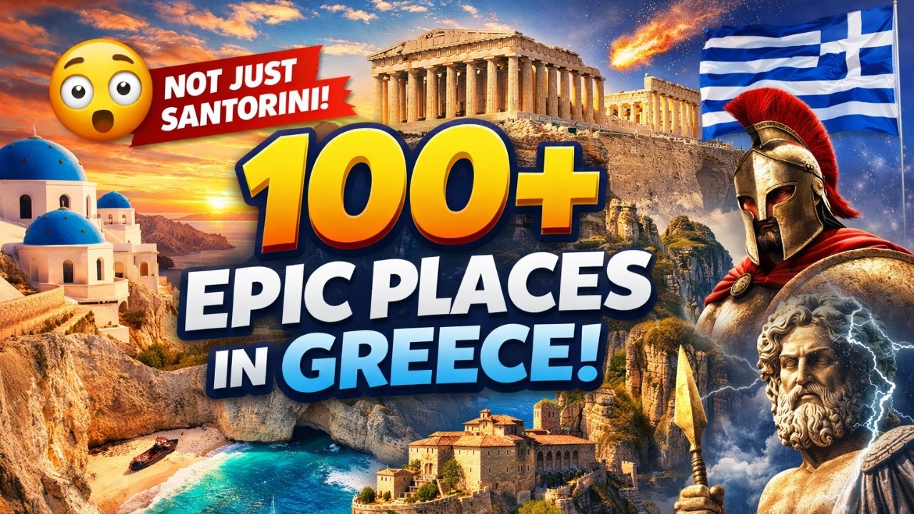 Greece Is NOT Just Santorini! 🇬🇷 100+ Mind Blowing Places That Will Change How You See Europe 🌍🔥